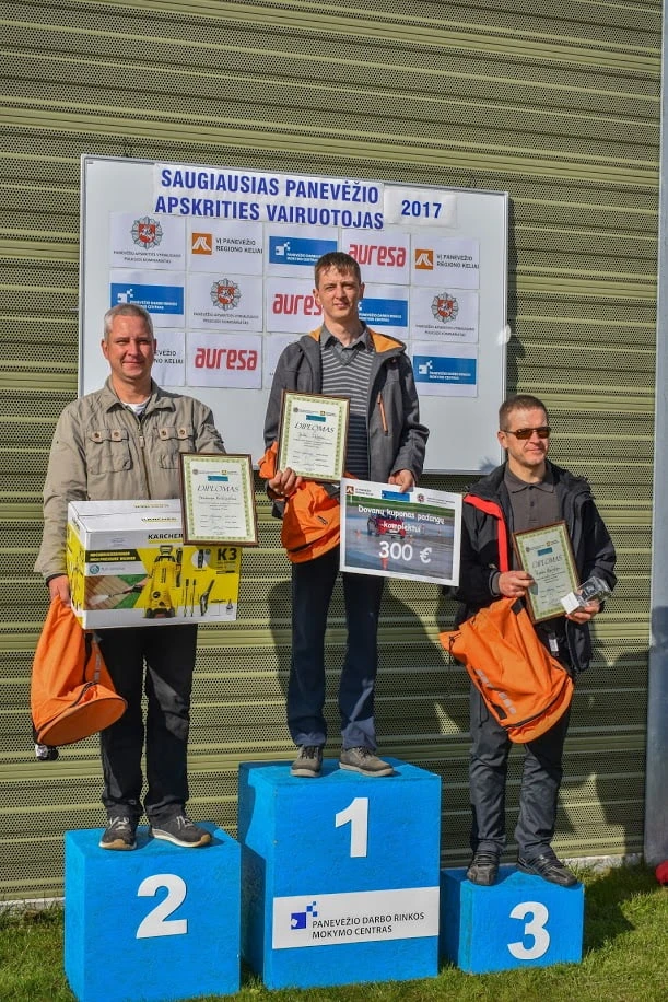 Išrinktas saugiausias Panevėžio apskrities vairuotojas