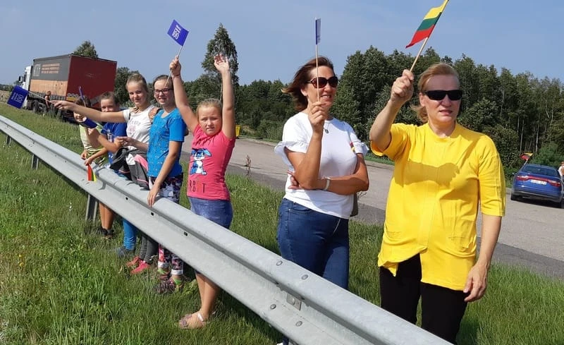 „Baltijos kelio“ sportininkų sutiktuvės Panevėžio rajone