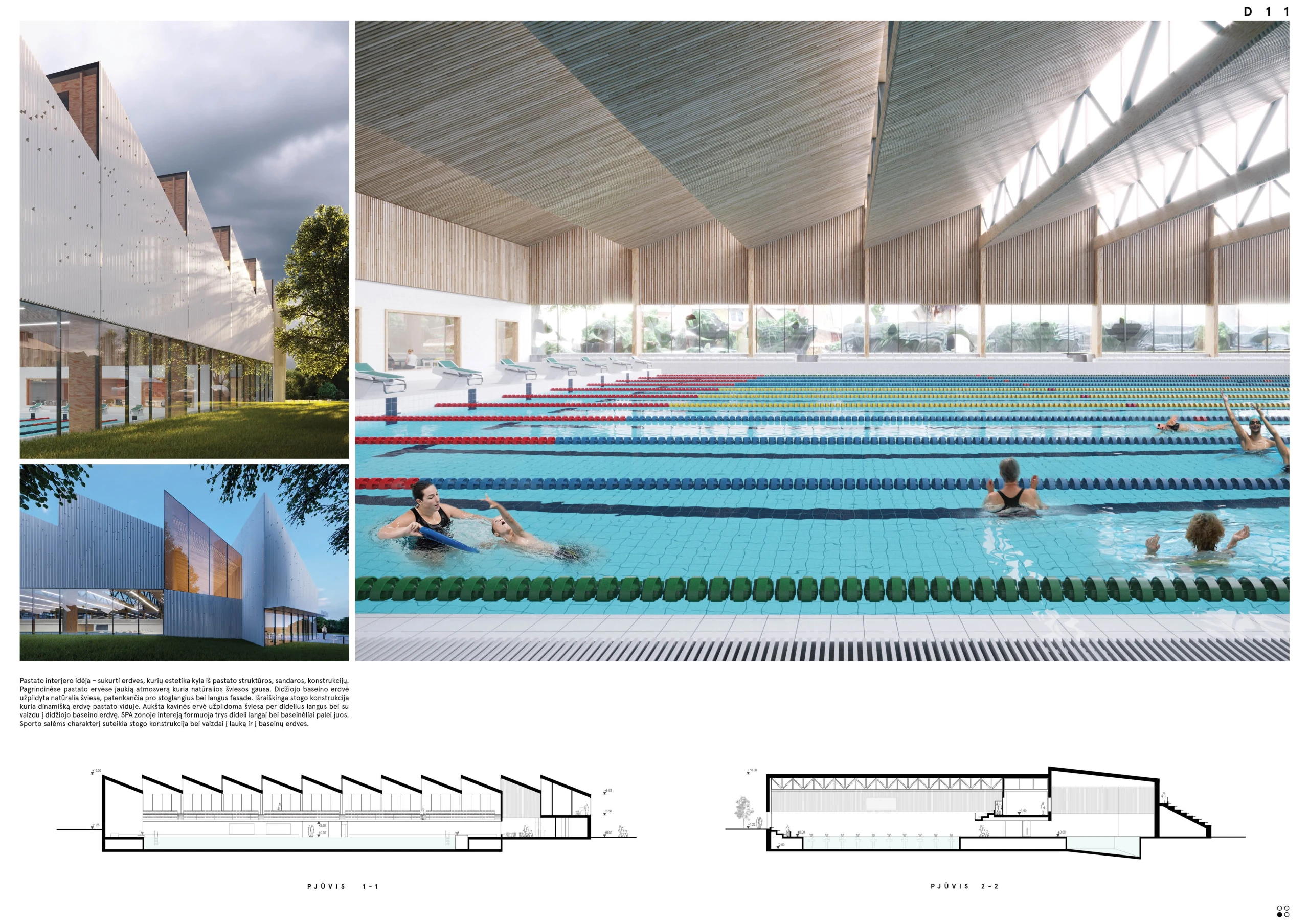 Galų gale išrinkti Panevėžio baseino architektūrinių idėjų konkurso nugalėtojai