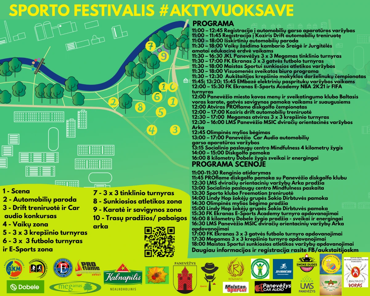 Panevėžį drebins sporto festivalis „Aktyvuok save”