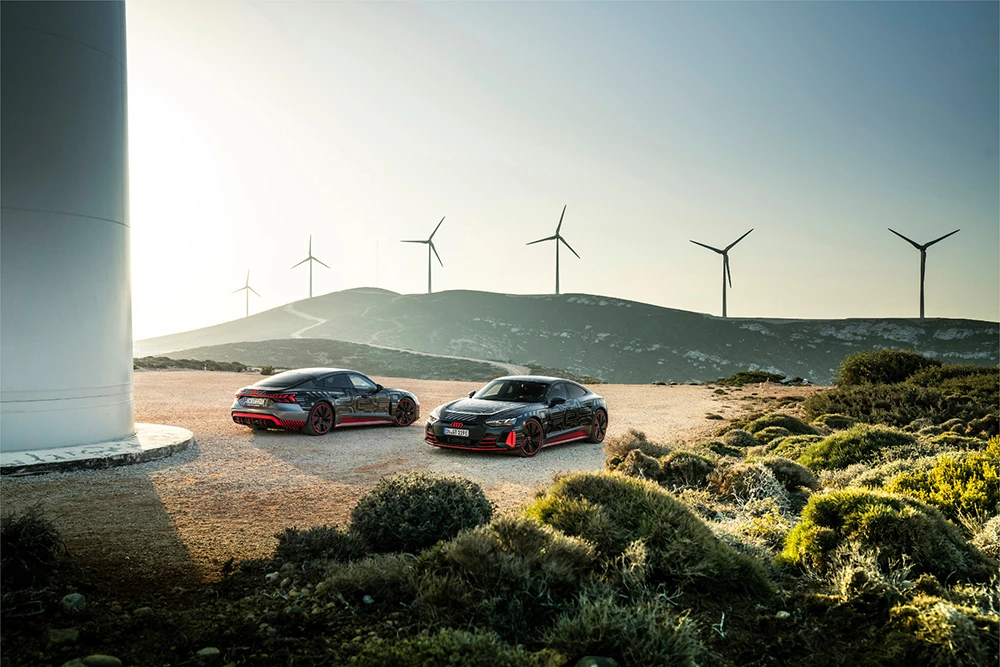 Naujas „Audi e-tron GT“: pradedama serijinė gamyba nulinės taršos gamykloje