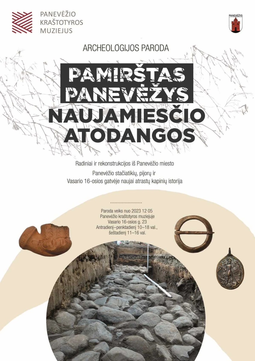 Kviečia į parodos „Pamirštas Panevėžys. Naujamiesčio atodangos“ atidarymą