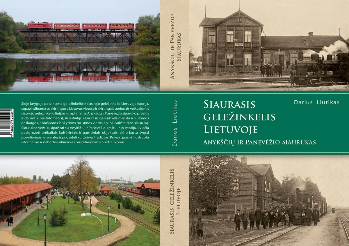 Vilniaus Knygų mugėje pristatoma nauja knyga apie siaurąjį geležinkelį Lietuvoje!