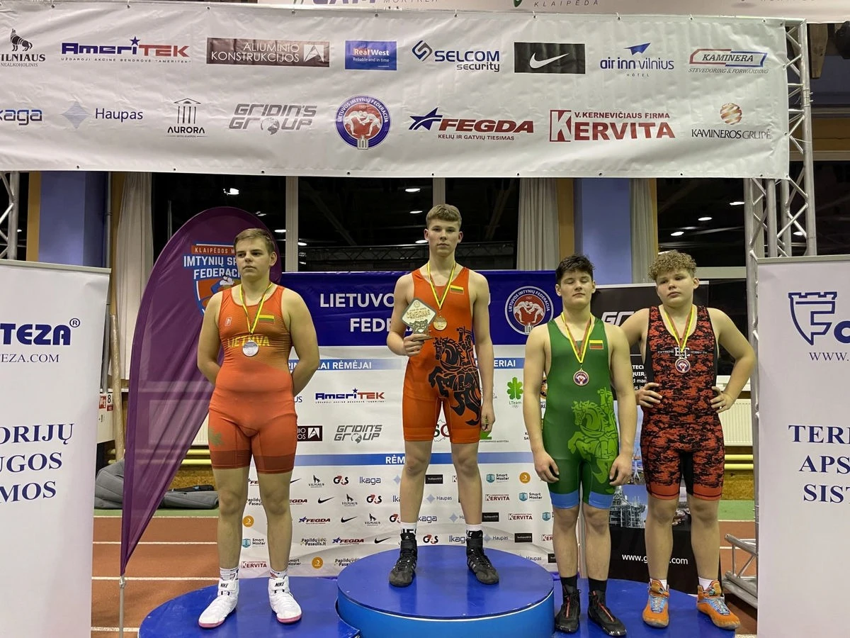 Panevėžio sporto centro imtynininkai – Lietuvos čempionato prizininkai