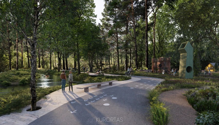 Berčiūnų miško parko atgaivinimo konkursas: visuomenei pristatomi du architektūriniai projektai-paninfo.lt Berčiūnų miško parko atgaivinimo konkursas: visuomenei pristatomi du architektūriniai projektai