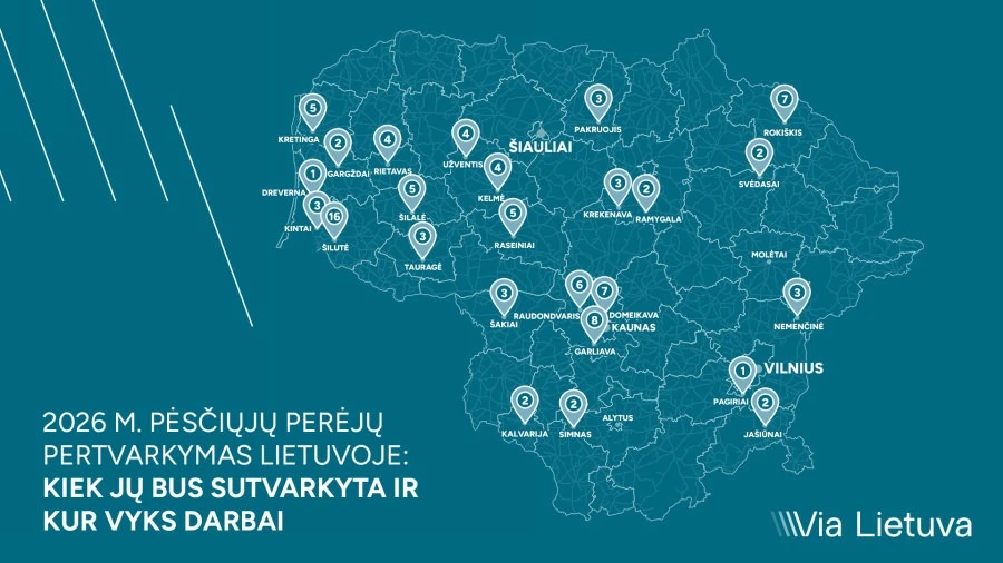 Karas su mirtimis keliuose: „Via Lietuva“ šiemet iš esmės pertvarkys daugiau nei 100 pėsčiųjų perėjų