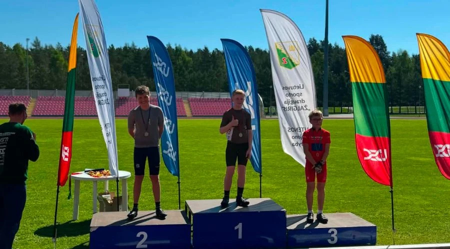 Panevėžio sporto centro dviratininkai iškovojo prizines vietas
